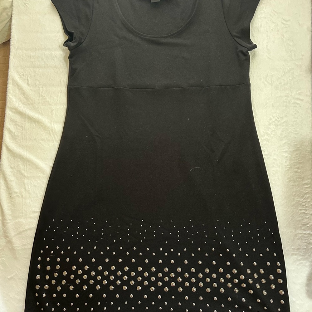 Karen Kane Black Studded Dress